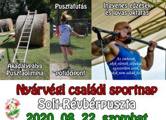 Ein Familienprogramm: Puszta-Olympiade in Solt-Révbérpuszta am Samstag 22. 08.