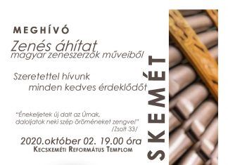 Orgelkonzert in Kecskemét am Freitag / Orgonahangverseny Kecskeméten