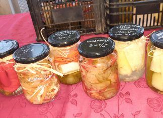 Soltvadkert: Hausgemachte Käse, saurer Salat und Kompott – Házilag készített sajtok, savanyúságok és befőttek