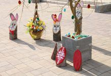 Oster-Stimmung mit Eierbaum