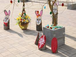 Oster-Stimmung mit Eierbaum