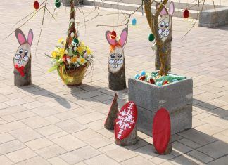 Oster-Stimmung mit Eierbaum