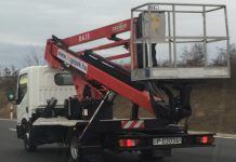 Hebekorb für alles, was oben ist — Emelőkosár mindenre, ami magasan van