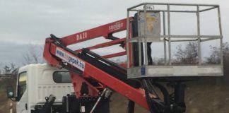 Hebekorb für alles, was oben ist — Emelőkosár mindenre, ami magasan van