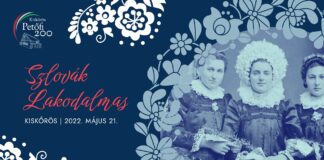 Slowakische Hochzeitsfeier in Kiskőrös am Samstag, den 21. Mai