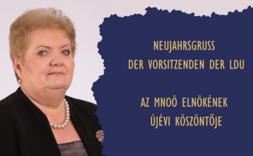 Neujahrsgruß der Vorsitzenden der Landesselbstverwaltung der Ungarndeutschen