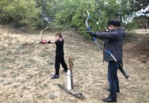 Bogenschießen gemeinsam in Bócsa am 17. April