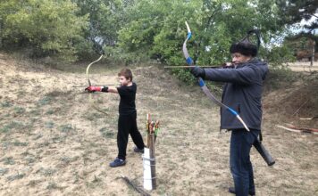 Bogenschießen gemeinsam in Bócsa am 17. April